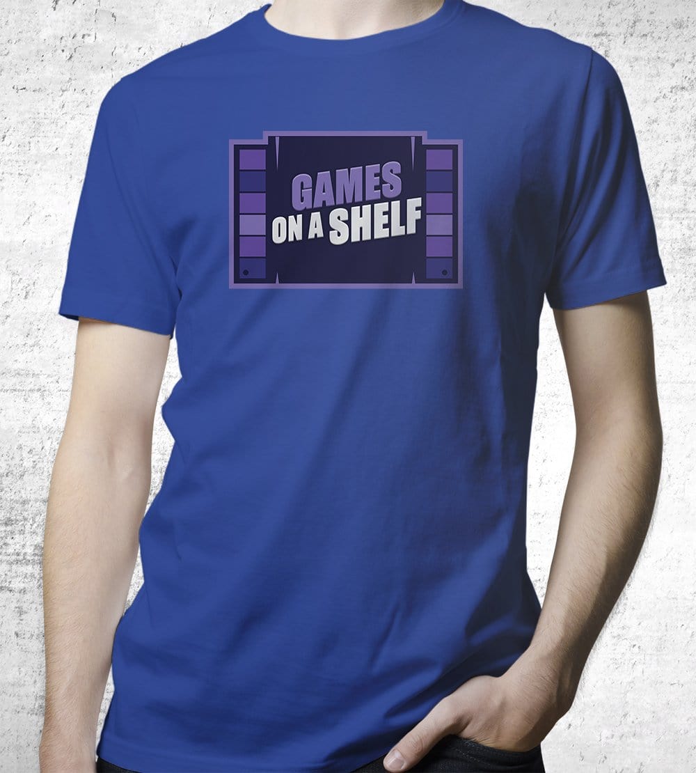 Games on a Shelf 2021 T-Shirts by Scott The Woz - Pixel Empire