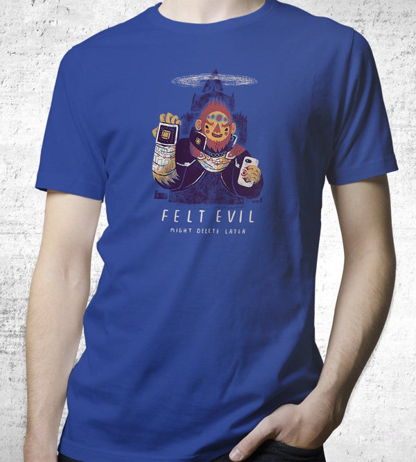 Felt Evil T-Shirts by Louis Roskosch - Pixel Empire