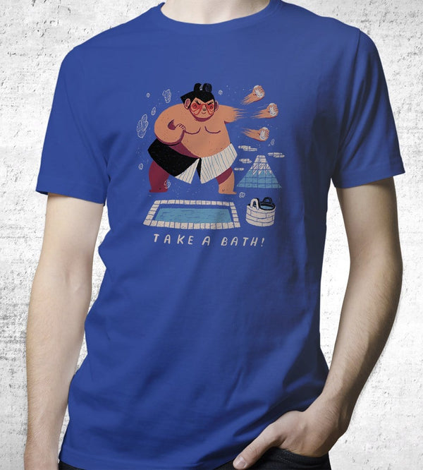 Take A Bath T-Shirts by Louis Roskosch - Pixel Empire