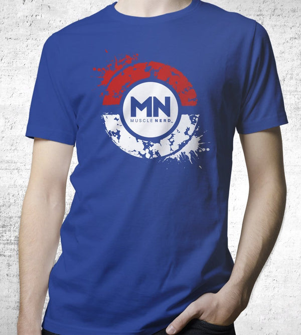 Pocket Monster Muscle Nerd T-Shirts by Muscle Nerd - Pixel Empire