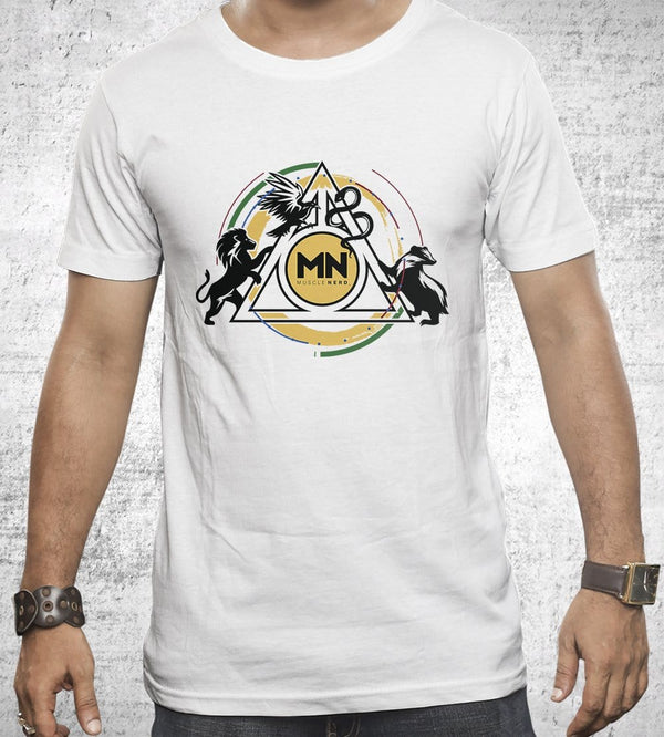 Muscle Nerd Houses T-Shirts by Muscle Nerd - Pixel Empire