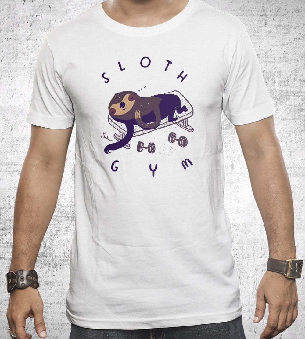 Sloth Gym T-Shirts by Louis Roskosch - Pixel Empire