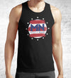 Patriot Muscle Nerd Tank Tops by Muscle Nerd - Pixel Empire
