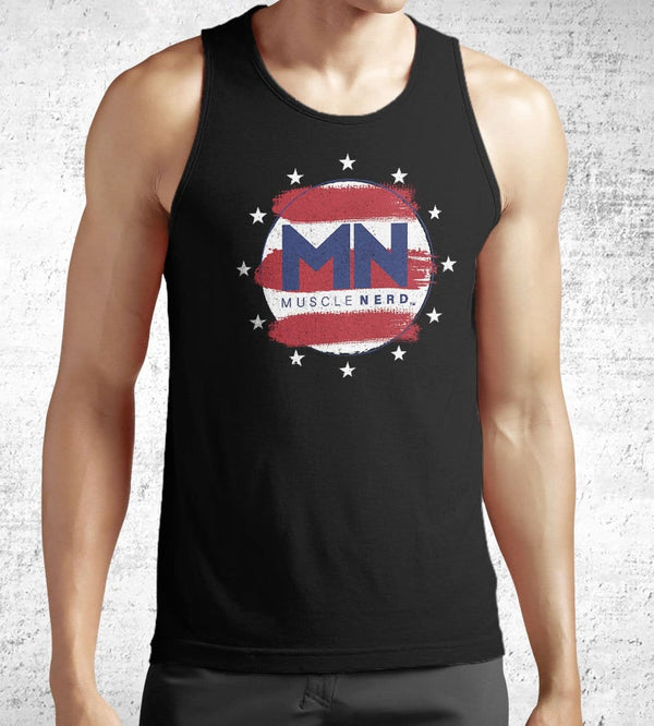 Patriot Muscle Nerd Tank Tops by Muscle Nerd - Pixel Empire