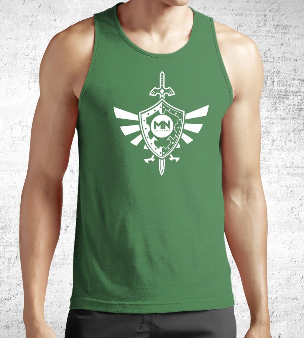 Sword And Shield Tank Tops by Muscle Nerd - Pixel Empire