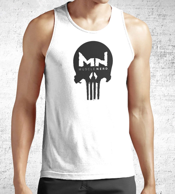 Skull Muscle Nerd Tank Tops by Muscle Nerd - Pixel Empire