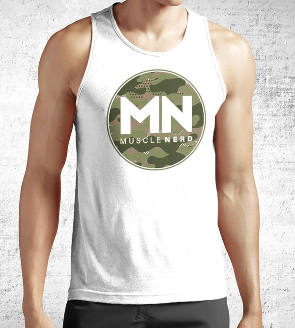 Camo Muscle Nerd Tank Tops by Muscle Nerd - Pixel Empire