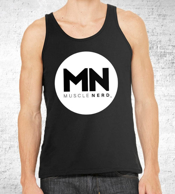Muscle Nerd Logo Tank Tops by Muscle Nerd - Pixel Empire