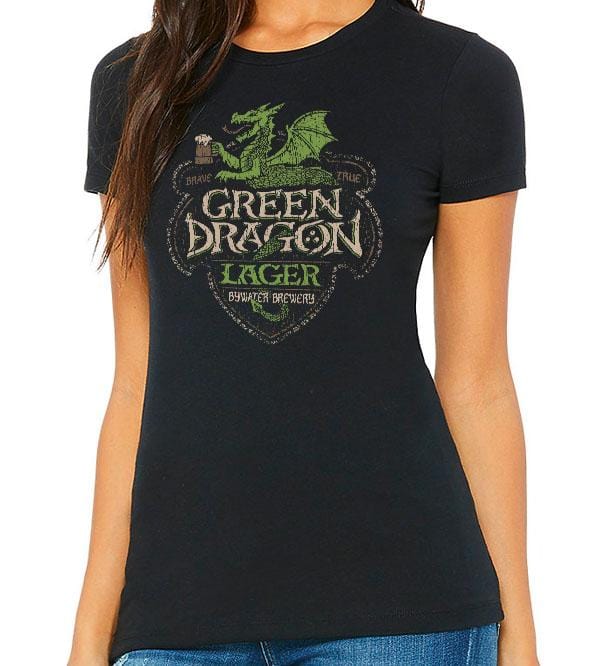 Green Dragon Lager T-Shirts by Cory Freeman Design - Pixel Empire