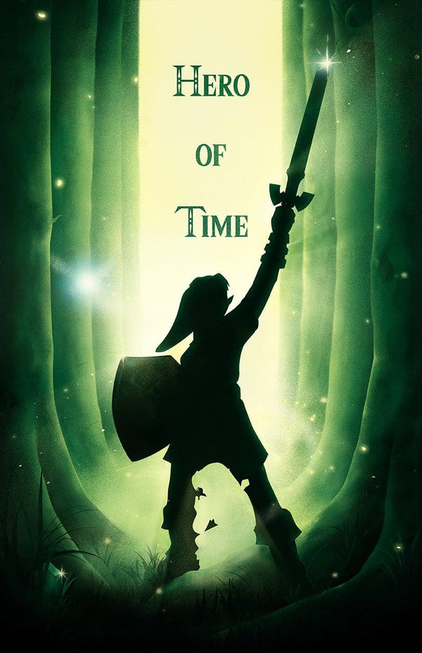 Hero of Time - Glitter Highlights Posters by Dylan West - Pixel Empire