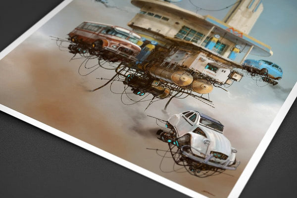 Servicentro Posters by Alejandro Burdisio - Pixel Empire