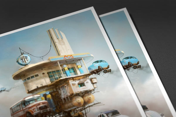 Servicentro Posters by Alejandro Burdisio - Pixel Empire