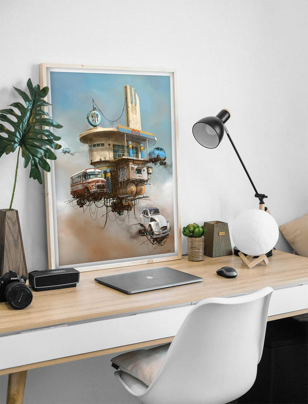 Servicentro Posters by Alejandro Burdisio - Pixel Empire