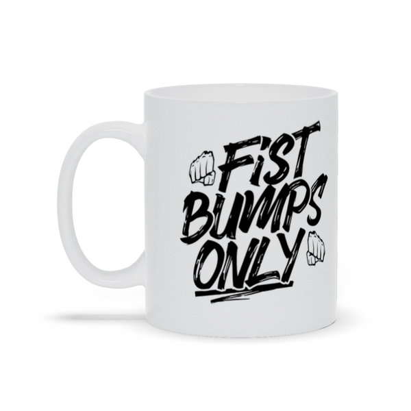 Fist Bumps Only Mugs by Beatemups - Pixel Empire