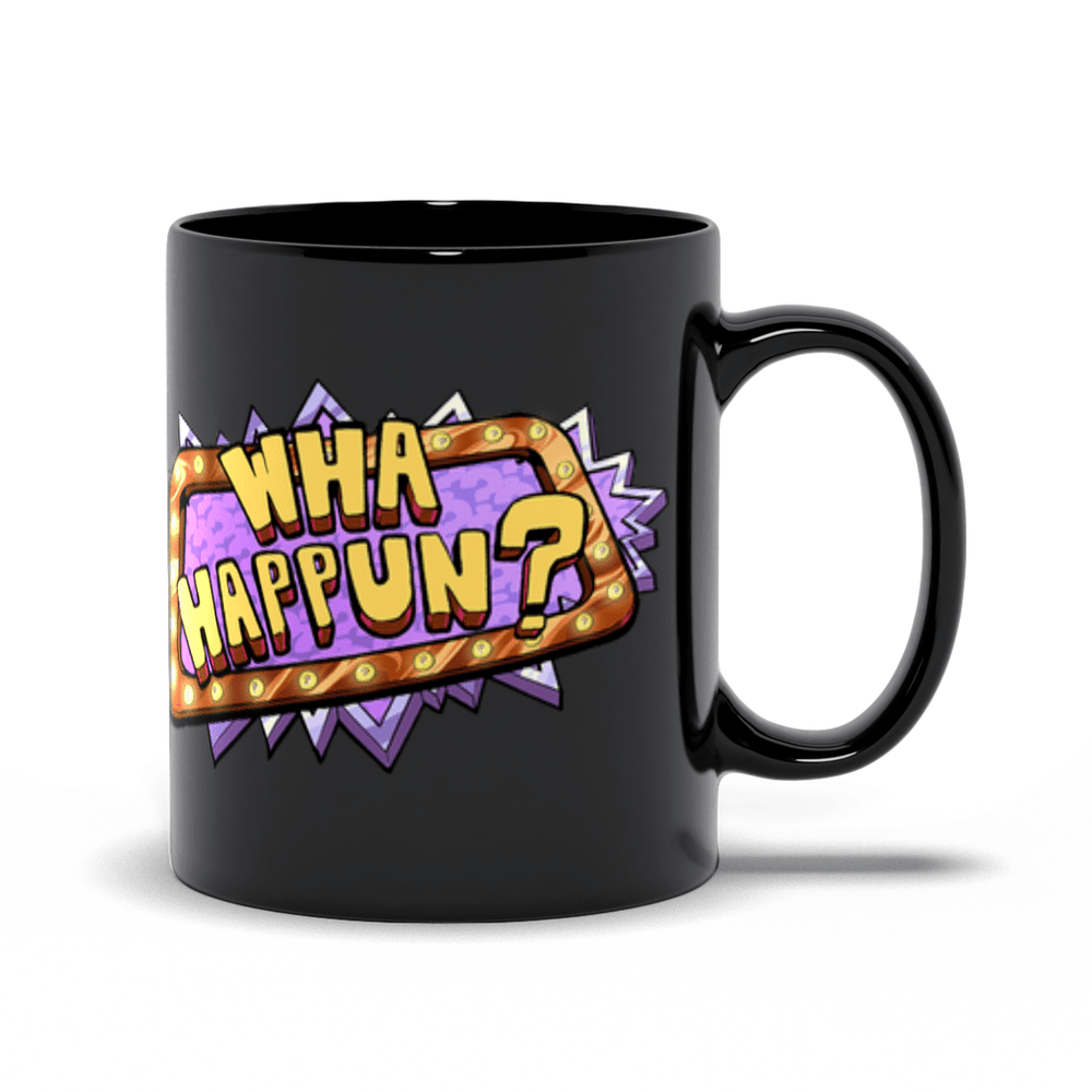 Wha Happun? Mugs by Matt McMuscles - Pixel Empire