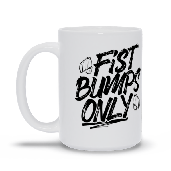 Fist Bumps Only Mugs by Beatemups - Pixel Empire