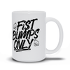 Fist Bumps Only Mugs by Beatemups - Pixel Empire