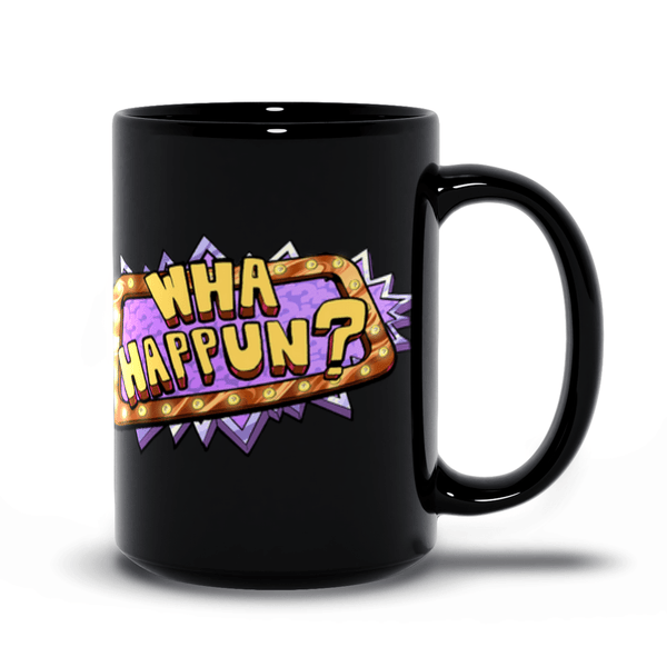 Wha Happun? Mugs by Matt McMuscles - Pixel Empire