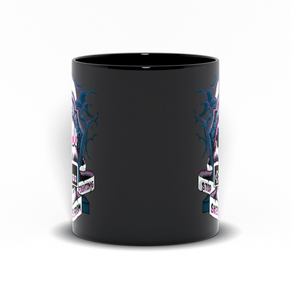 8-Bit SSFF Mugs by Stop Skeletons From Fighting - Pixel Empire